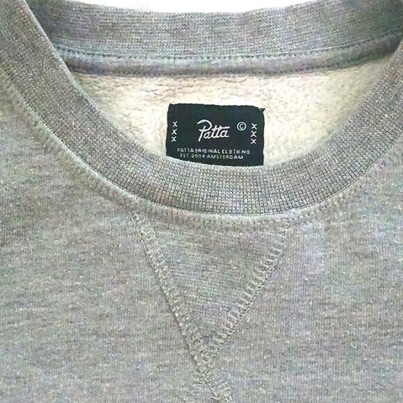 Patta  Croped Sweat Round Neckline Short Sleeve Top Size S #0239 - Picture 7 of 7